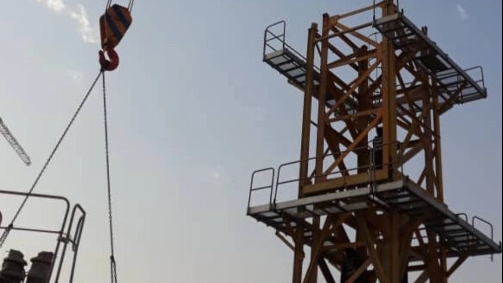 Tower crane assembly